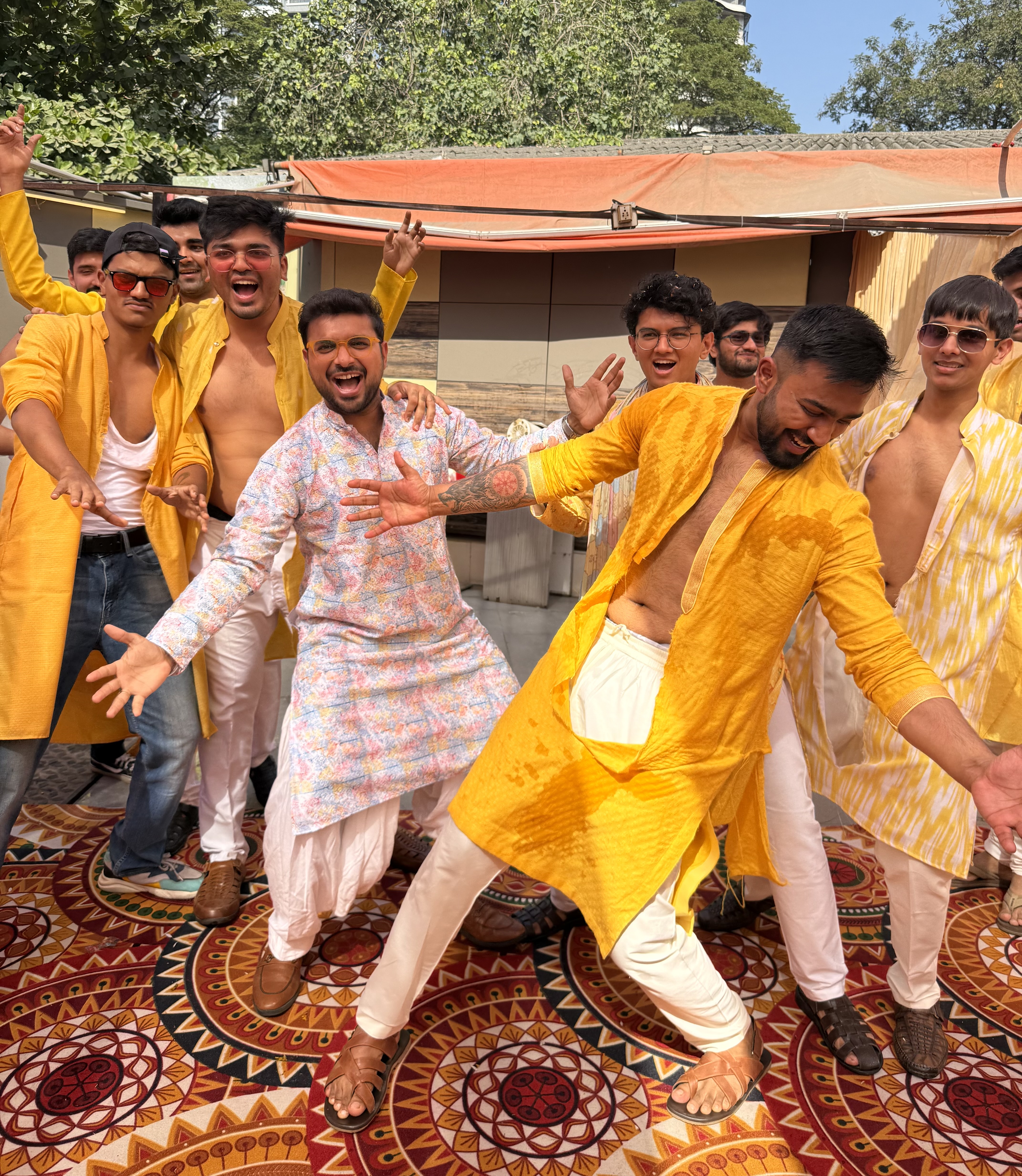 Vibrant Haldi Game - Pankhil Dholakia